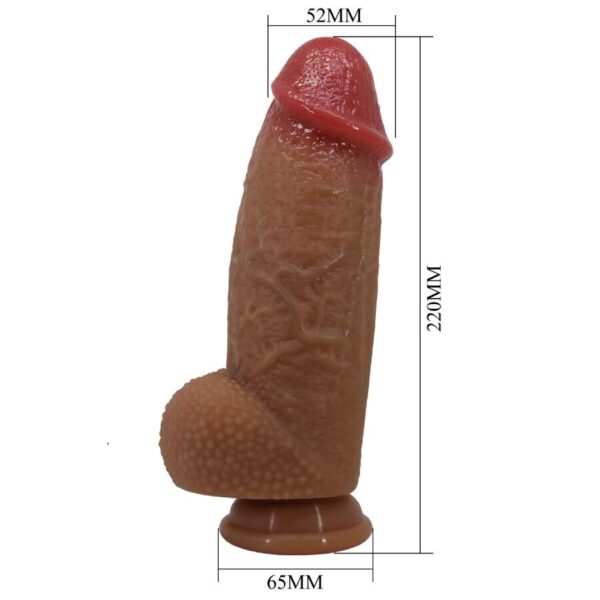 Pretty Love Achille — Realistic Dildo, Suction Cup, 22 cm — Dildos — view 2