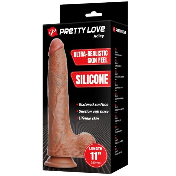 Pretty Love Adley — Realistic Dildo, Suction Cup, 28 cm — Dildos — view 5
