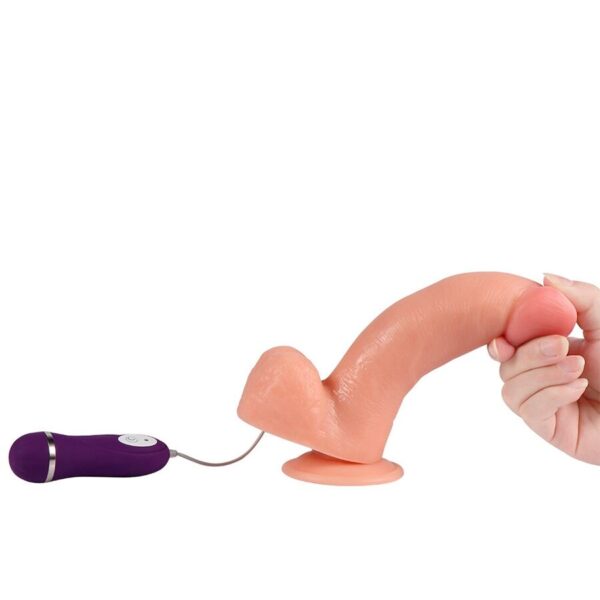 Shequ Adam — Realistic Vibrator, Remote Control, 21 cm — Realistic Vibrators — view 5