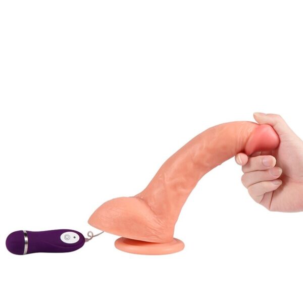Shequ Beast — Realistic Vibrator, Remote Control, 24.5 cm — Realistic Vibrators — view 5