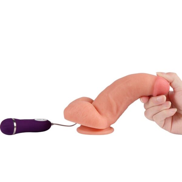 Shequ Red Eagle — Realistic Vibrator, Remote Control, 17 cm — Realistic Vibrators — view 5