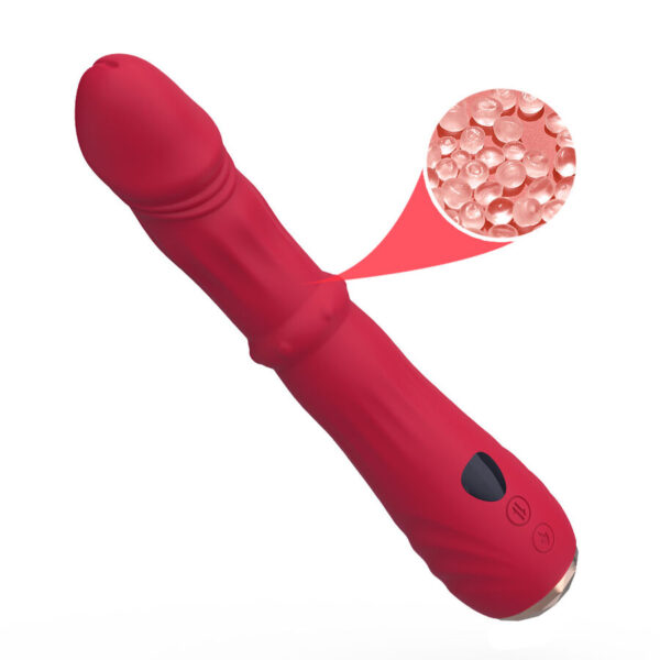 Armony — Vibrating Dildo, Heated, Red — G-Spot Vibrators — view 6