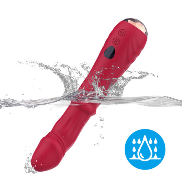 Armony — Vibrating Dildo, Heated, Red — G-Spot Vibrators — view 8
