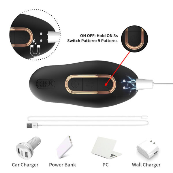 Armony — Prostate Massager, Remote Control, Black — Anal — view 8