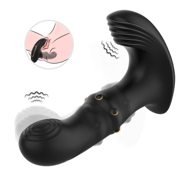 Armony — Prostate Massager, Remote Control, Black — Anal