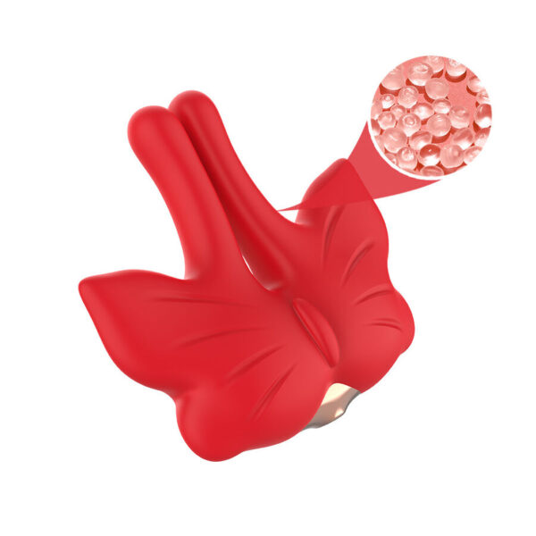 Armony — Nipple Clamps, Rechargeable, Red — Nipple Toys — view 6