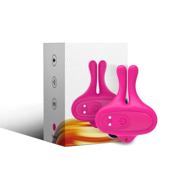 Armony — Nipple Clamps, Rechargeable, Pink — For Her