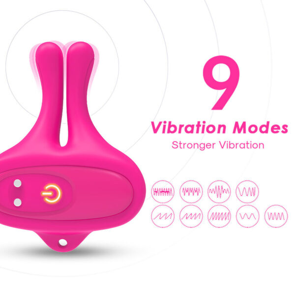 Armony — Nipple Clamps, Rechargeable, Pink — For Her — view 6