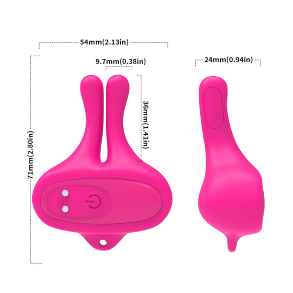 Armony — Nipple Clamps, Rechargeable, Pink — For Her — view 7