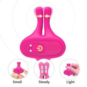 Armony — Nipple Clamps, Rechargeable, Pink — For Her — view 3