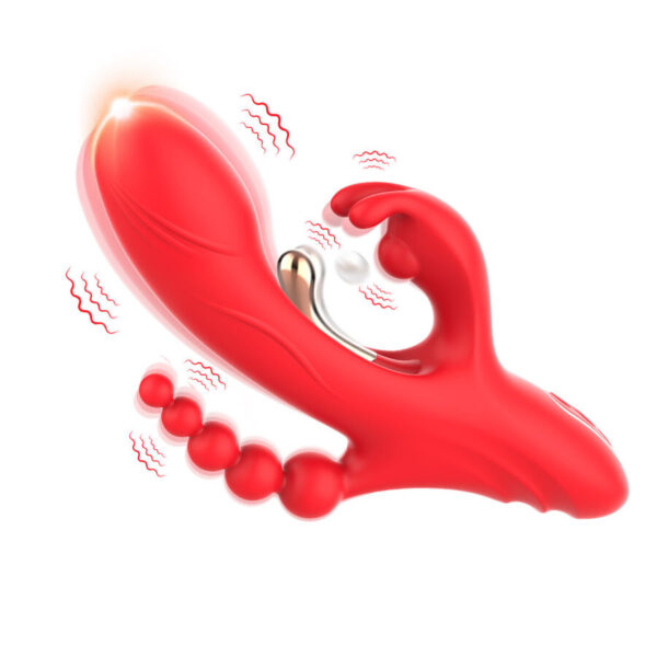 Armony — Rabbit Vibrator, Rechargeable, Red — G-Spot Vibrators — view 4