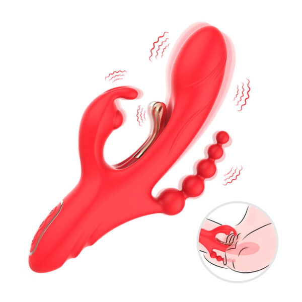 Armony — Rabbit Vibrator, Rechargeable, Red — G-Spot Vibrators — view 2