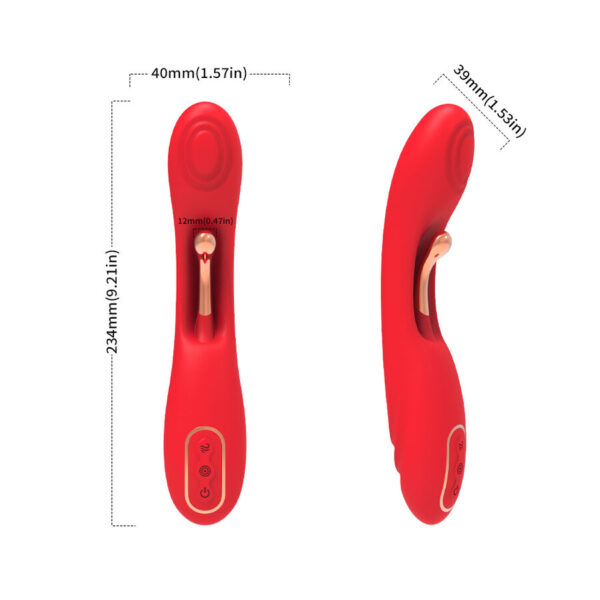 Armony — Tongue Vibrator, Rechargeable, Red — Hi-Tech Vibrators — view 8