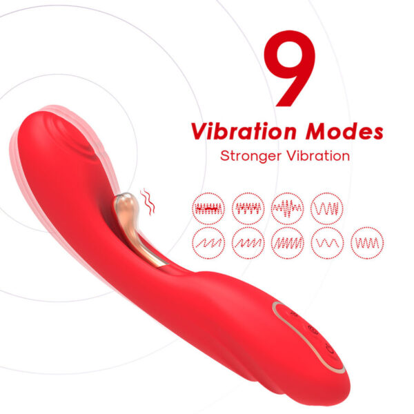 Armony — Tongue Vibrator, Rechargeable, Red — Hi-Tech Vibrators — view 4