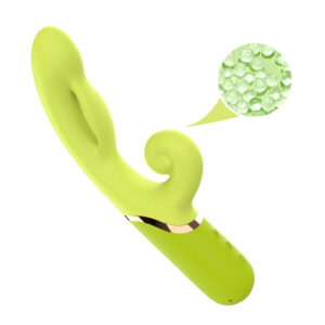 Armony — Rabbit Vibrator, Rechargeable, Green — Hi-Tech Vibrators — view 2