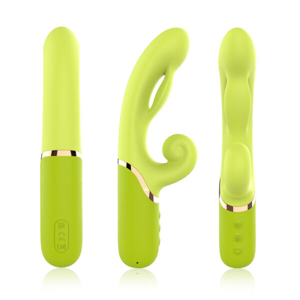 Armony — Rabbit Vibrator, Rechargeable, Green — Hi-Tech Vibrators — view 9