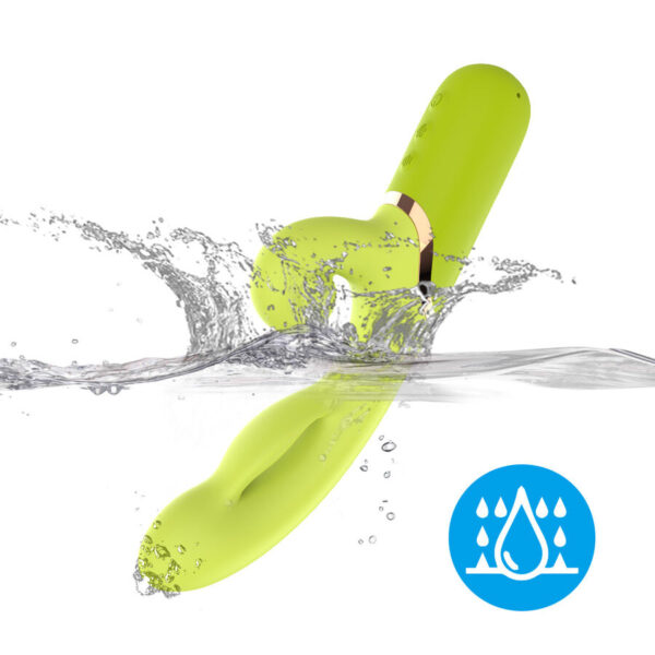 Armony — Rabbit Vibrator, Rechargeable, Green — Hi-Tech Vibrators — view 4