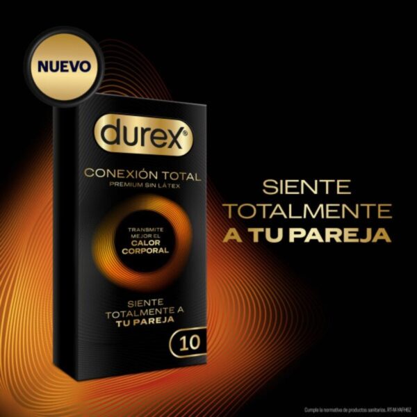 Durex Total Connection — Non-Latex Condoms, 10 Pack — Condom Multipacks — view 2