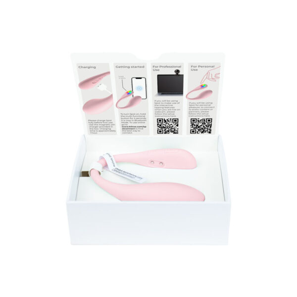 Kiiroo Spot Kiss Me — Vibrator, Waterproof, Pink — Hi-Tech Vibrators — view 3