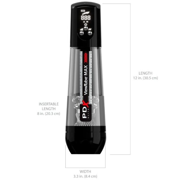 PDX Elite ViewTube Max View — Stroker, Remote Control — Automatic Masturbators — view 5