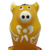 Condomerie Pig Sitting — Novelty Condom, Yellow — Novelty Condoms
