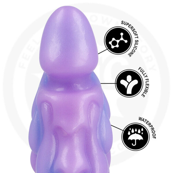 Epic Zafiria — Fantasy Dildo, 18.5 cm, Blue-Purple — Dildos — view 6