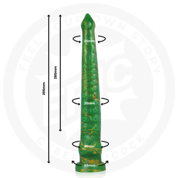 Epic Hylos — Fantasy Dildo, 29.5 cm, Green — Dildos — view 2