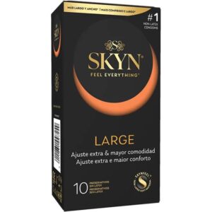 Skyn Large — Non-Latex Condoms, 10 Pack — Condom Multipacks