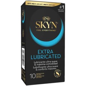 Skyn Extra Lubricated — Non-Latex Condoms, 10 Pack — Condom Multipacks