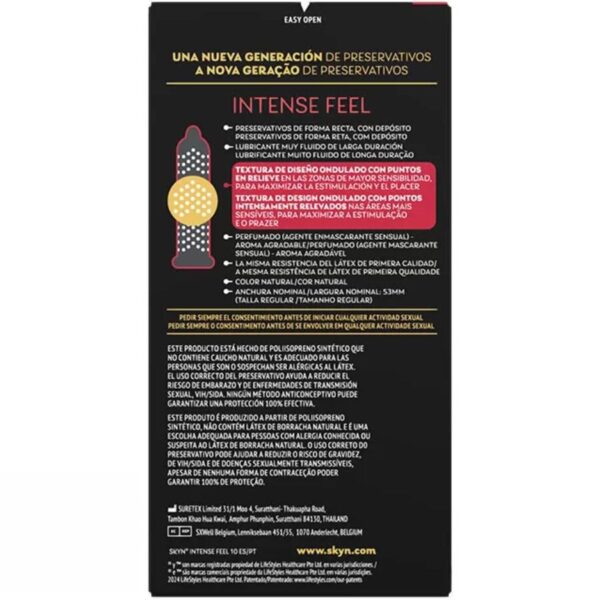 Skyn Intense Feel — Non-Latex Condoms, 10 Pack — Condom Multipacks — view 3