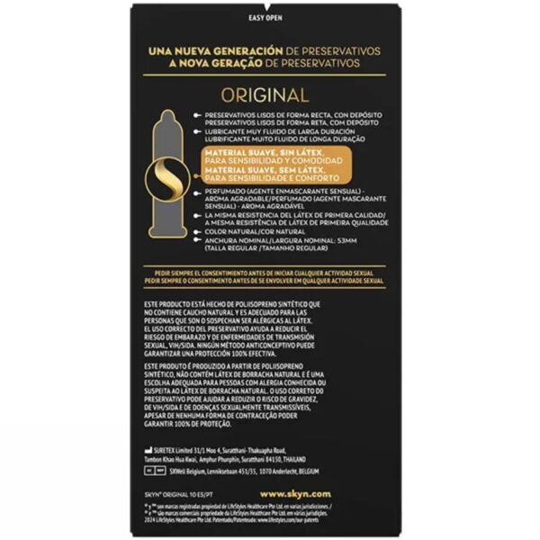 Skyn Original — Non-Latex Condoms, 10 Pack — Condom Multipacks — view 2