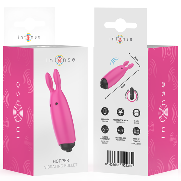 Intense Hopper — Bullet Vibrator, Pink — Bullet Vibrators — view 6