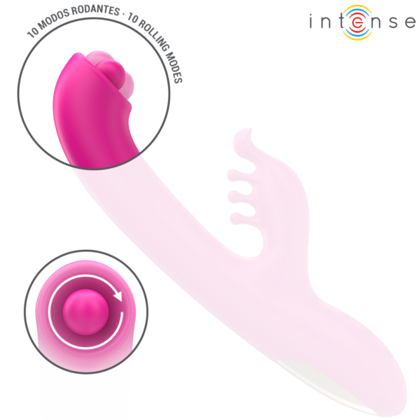 Intense Christina — Rabbit Vibrator, Rechargeable, Pink — Rabbit Vibrators — view 6
