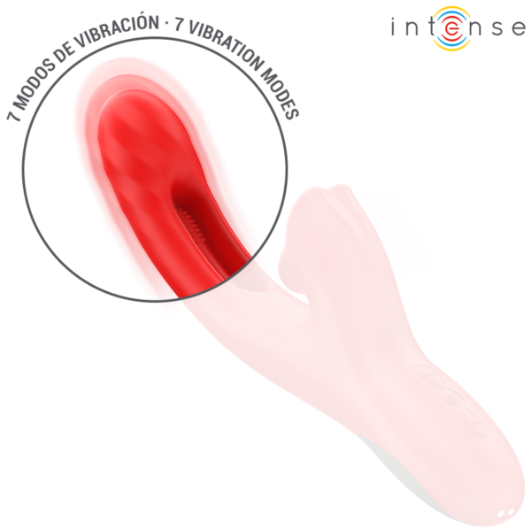 Intense Jessica — Rabbit Vibrator, Waterproof, Red — Rabbit Vibrators — view 5