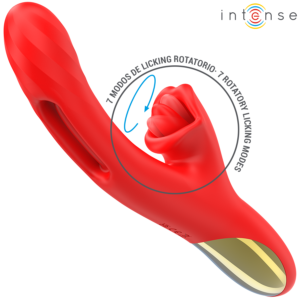Intense Jessica — Rabbit Vibrator, Waterproof, Red — Rabbit Vibrators — view 3