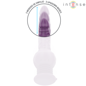 Intense Tatum — Thrusting Vibrator, Waterproof, Purple — Rabbit Vibrators — view 3