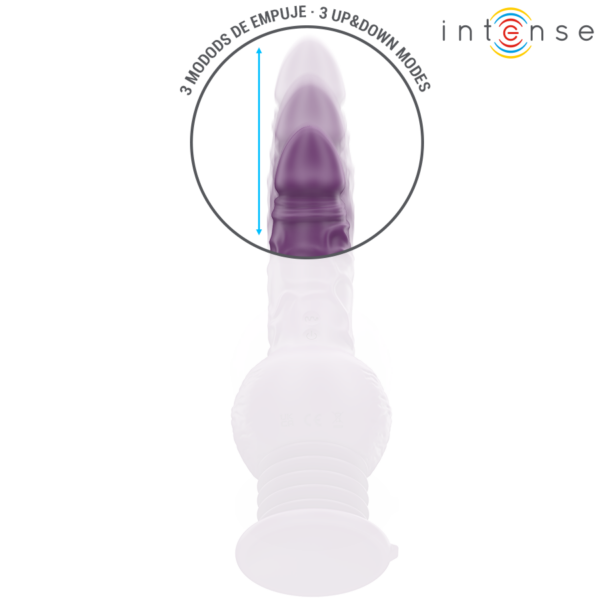 Intense Tatum — Thrusting Vibrator, Waterproof, Purple — Rabbit Vibrators — view 3