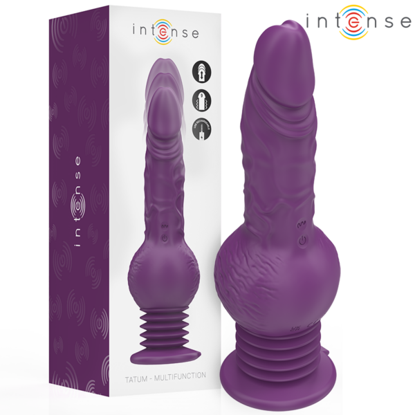 Intense Tatum — Thrusting Vibrator, Waterproof, Purple — Rabbit Vibrators