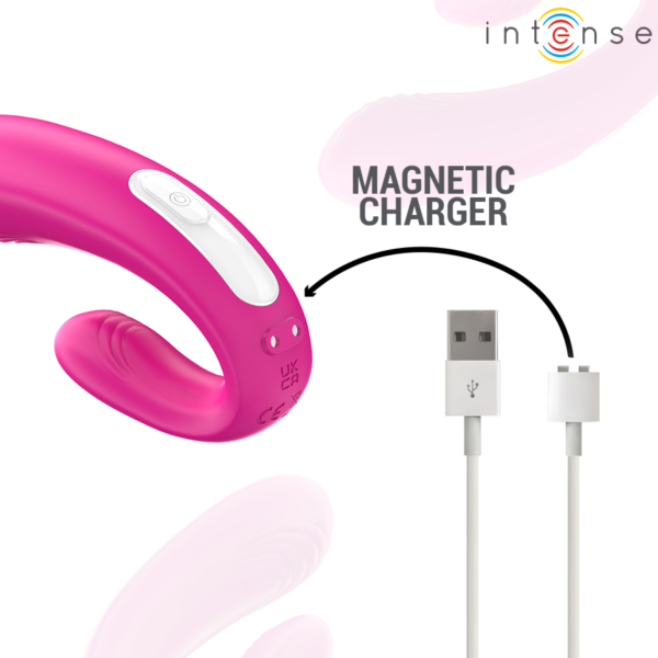 Intense Janet — Couples Vibrator, Remote Control, Pink — view 8