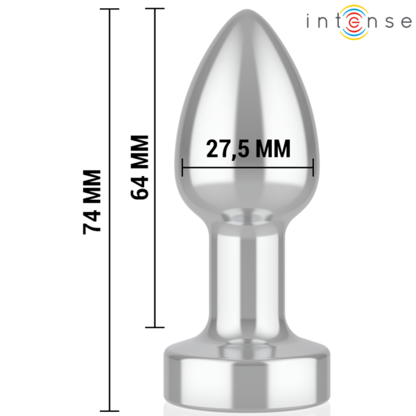 Intense — Vibrating Butt Plug, Remote Control, 7.4 cm — Anal — view 4