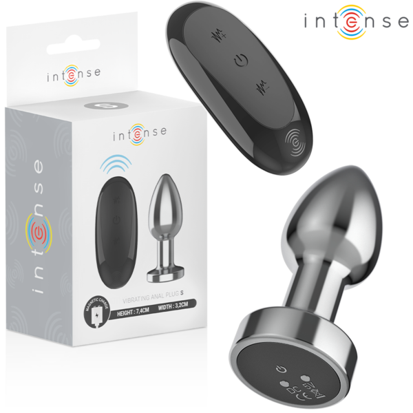 Intense — Vibrating Butt Plug, Remote Control, 7.4 cm — Anal