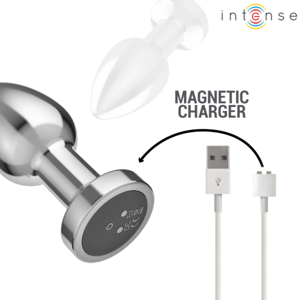 Intense — Vibrating Butt Plug, Remote Control, 8.8 cm — Anal — view 5