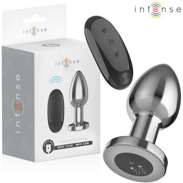 Intense — Vibrating Butt Plug, Remote Control, 10.1 cm — Anal
