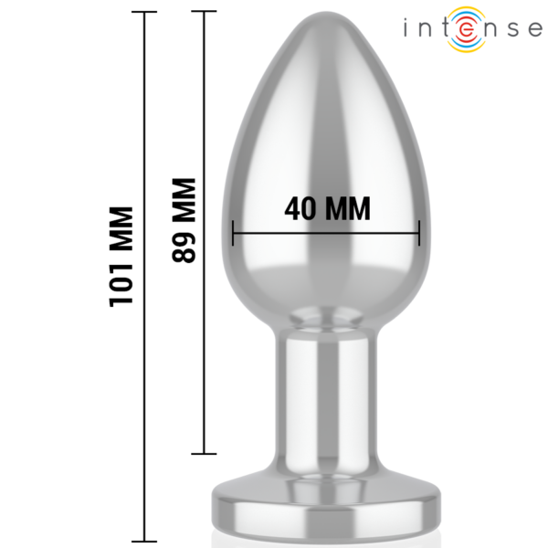 Intense — Vibrating Butt Plug, Remote Control, 10.1 cm — Anal — view 5