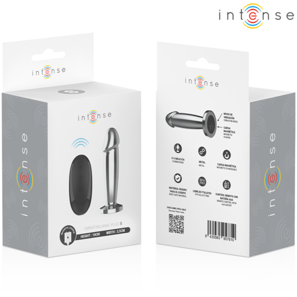 Intense — Anal Dildo, Remote Control, Size S — view 3