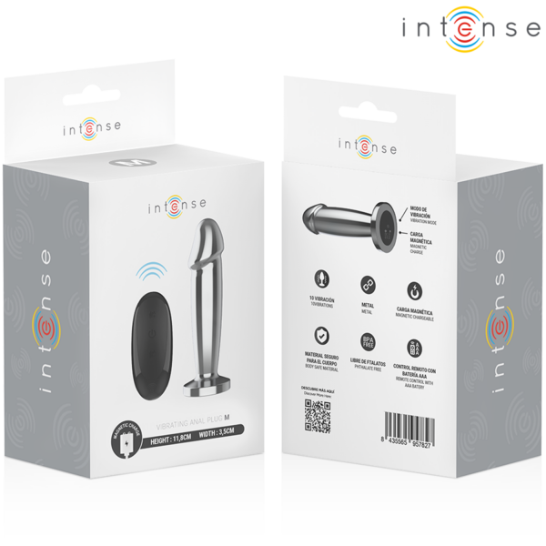Intense — Anal Dildo, Remote Control, Size M — view 7