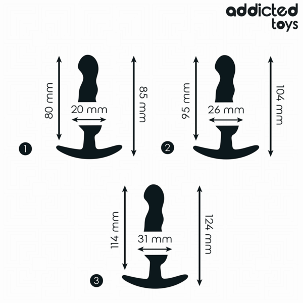 Addicted Toys Model 1 — Anal Training Kit, Black — view 4
