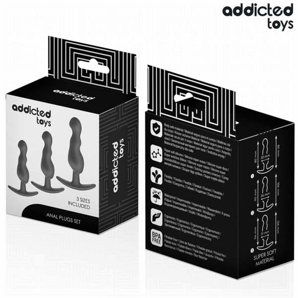 Addicted Toys Model 1 — Anal Training Kit, Black — view 7