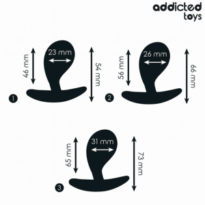 Addicted Toys Model 3 — Anal Training Kit, Black — view 4