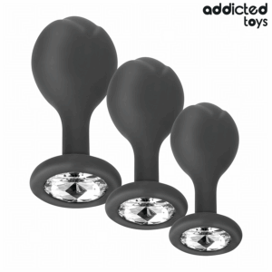 Addicted Toys — Anal Training Kit, Jewel Base